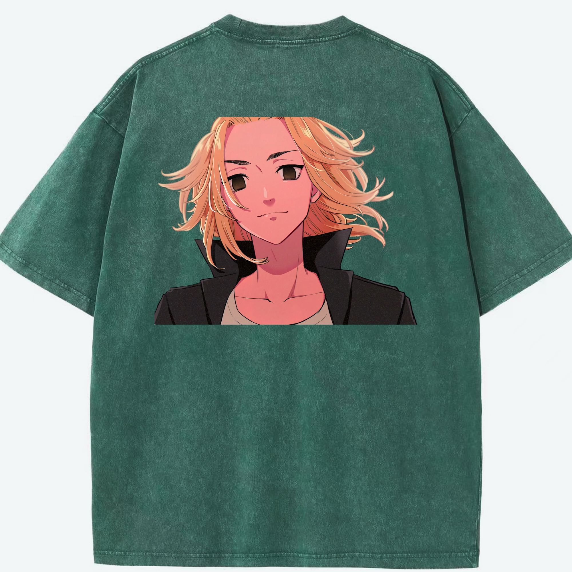 （画像用） 東京リベンジャーズ Tokyo Revengers 綿100% ヴィンテージ風 半袖Tシャツ（背面プリント）